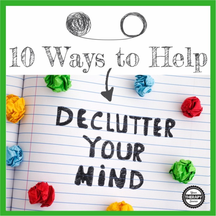 How to Declutter Your Mind in 10 Simple Steps