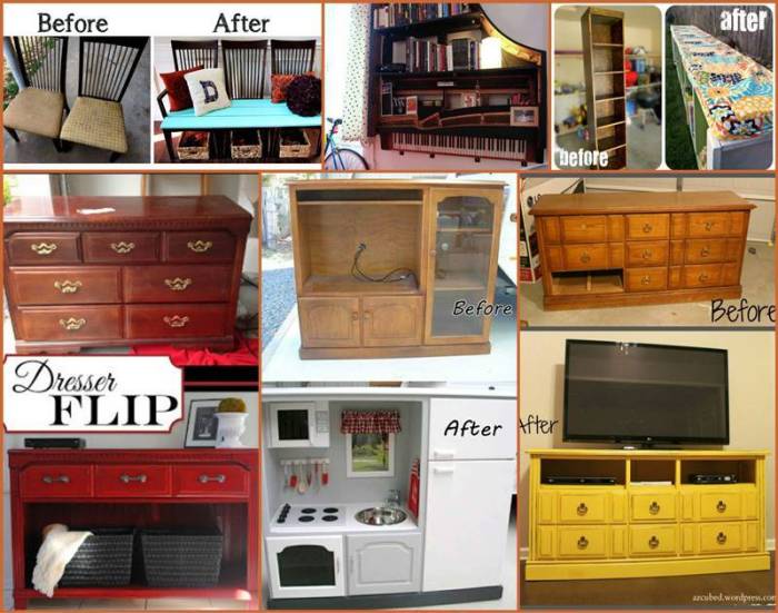 Furniture old repurpose diy ideas projects creative dresser into fridge entertainment center kitchen chest ice repurposing bench play decorating icreativeideas